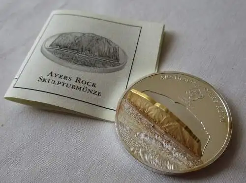 Cook Island 10 Dollar Silber Skulpturmünze "Ayers Rock" 2008 (165172)