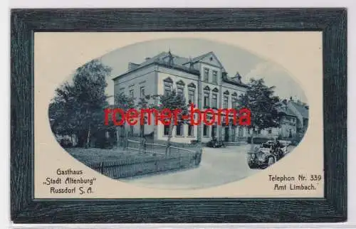 84078 Ak Russdorf Sachsen Altenburg Gasthaus 'Stadt Altenburg' 1912