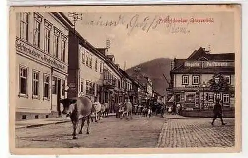 42986 Ak Friedrichrodaer Strassenbild 1912