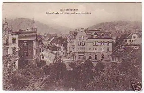 17175 Ak Waltershausen Bahnhofstraße 1913