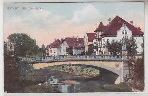 42626 Ak Erfurt Pförtchenbrücke 1910