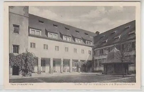 54187 Ak Neue Universität Jena großer Hof mit Wandelhalle 1942