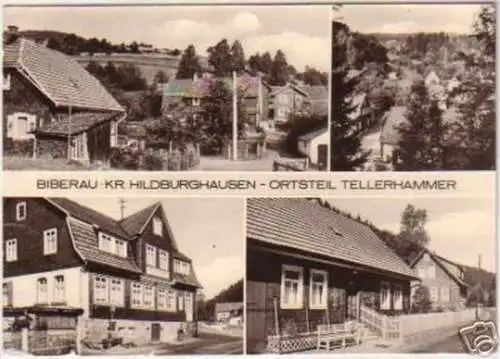 00042 Mehrbild Ak Biberau Kreis Hildburghausen 1981