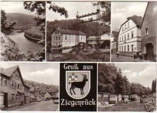 12119 Mehrbild Ak Gruss aus Ziegenrück 1984