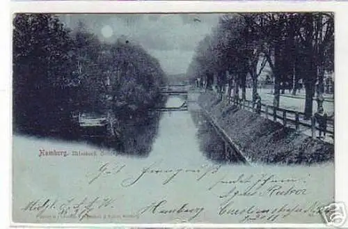 08749 Mondscheinkarte Hamburg Uhlenhorst 1899