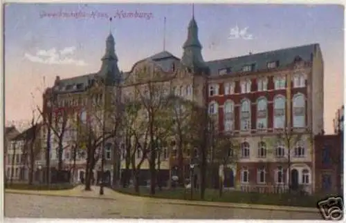 12186 Ak Hamburg Gewerkschaftshaus um 1910