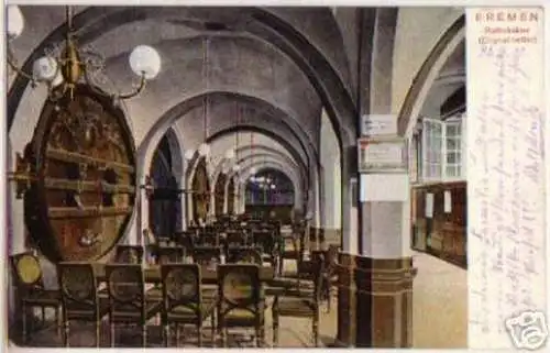 13567 Ak Bremen Ratskeller (Cityhallcellar) 1903