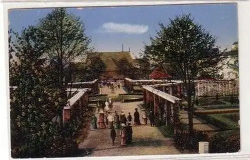 60910 Feldpost Ak Altona Gartenbauausstellung Mai-Oktober 1914