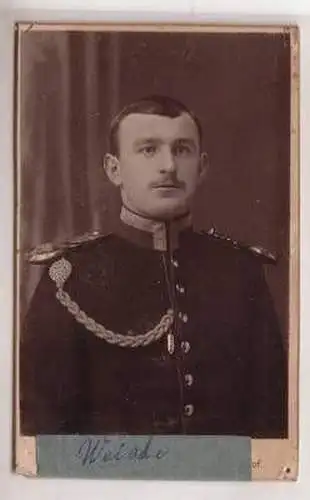 51039 Militär Foto Soldat Sachsen mit Schützenschnur um 1910