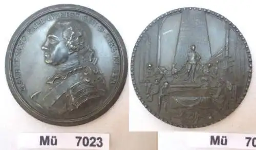 Zinngussmedaille Baltikum-Kurland Herzogtum Moritz Graf von Sachsen 1750(MU7023)