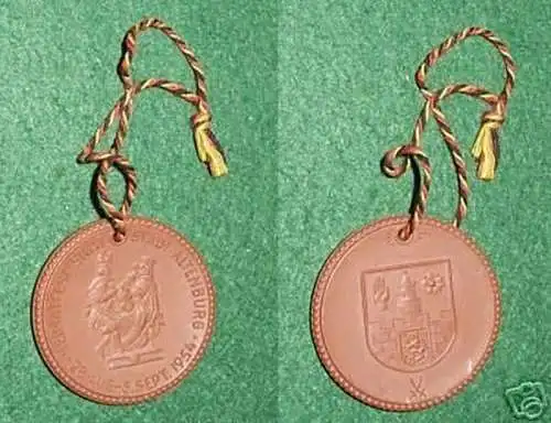 DDR Medaille Heimatfest Skat Stadt Altenburg 1954