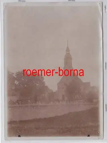 76706 Original Foto Glaubitz Kirche um 1930