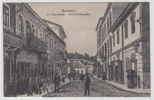 92411 Ak Bereschany (Brzeżany) Ukraine Kosciuskogasse um 1915