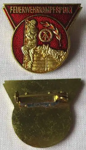 DDR Abzeichen Leistungsspange Feuerwehrkampfsport in Gold (128254)