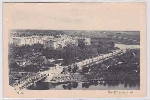 901637 Feldpost Ak Mitau Jelgava Lettland das Schloß zu Mitau 1916