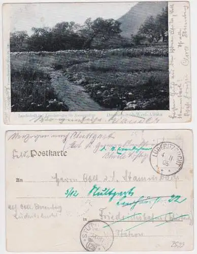 901818 Feldpost Ak Deutsch Süd-Westafrika Namibia Stempel Lüderitzbucht 1905