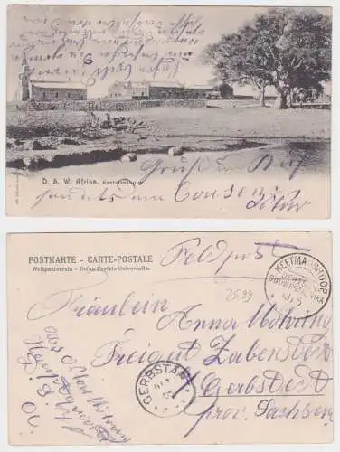 901946 Ak Keetmanshoop Deutsch Süd-Westafrika Namibia Stempel Keetmanshoop 1905