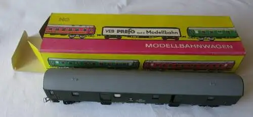 Modelleisenbahn PREFO Bahnpostwagen beleuchtet DR Spur H0 OVP (167614)