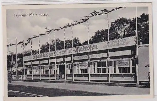 904223 AK Leipziger Kleinmesse Hasenschänke zum Süßwasser Matrosen um 1930