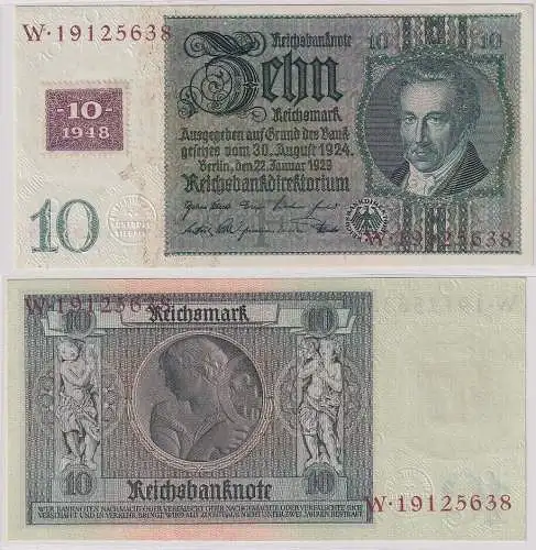 10 Mark Banknote DDR Deutsche Notenbank 1948 Kuponausgabe Ro.Nr.334 a (168010)