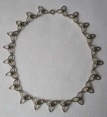 hübsche Halskette Collier 835er Silber Länge 41,5 cm Gewicht 18,8 Gramm (168164)