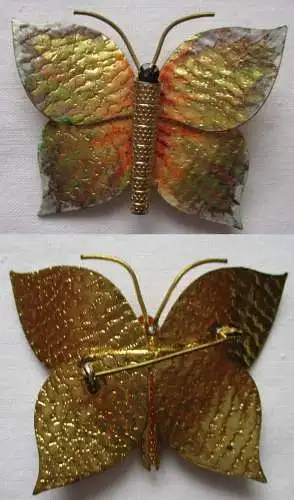 Elegante Modeschmuck Brosche Motiv Schmetterling (167453)