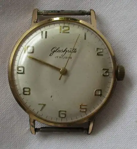 GUB Glashütte Armbanduhr 17 Rubis Kaliber 70.1 Handaufzug (102657)