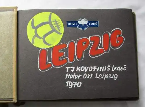 Fotoalbum Fußball TJ Kovofiniš Ledeč bei Motor Leipzig Ost 1970 (159129)