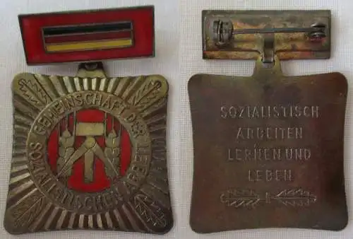 DDR Medaille Gemeinschaft der sozialistischen Arbeit (161615)