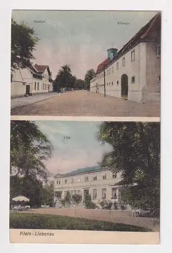 13535 Mehrbild Ak Klein-Liebenau Kleinliebenau Gasthof Rittergut Villa 1912