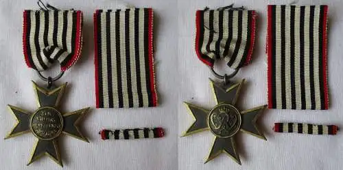 Orden Preussen Verdienstkreuz Kriegshilfsdienst 1916 am Band (165566)