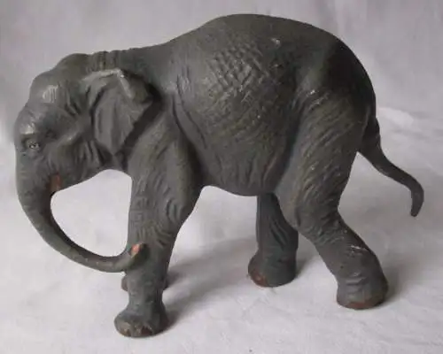 Lineol Elastolin Masse Figur Elefant um 1930 ca. 10 x 7,3 cm (161525)