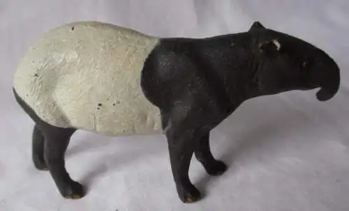 Lineol Elastolin Masse Figur Tapir gehend um 1930 ca. 10,5 x 5,1 cm (167177)