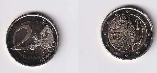 2 Euro Gedenkmünze Finnland 150 Jahre finnische Währung Markka 2010 St. (134814)