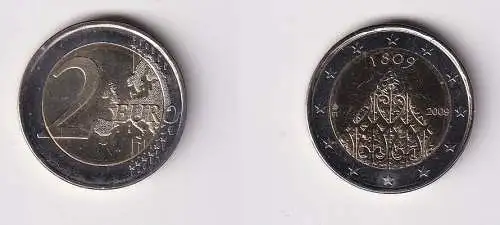 2 Euro Gedenkmünze Finnland 200. Jahrestag der Autonomie 2009 Stgl. (132796)