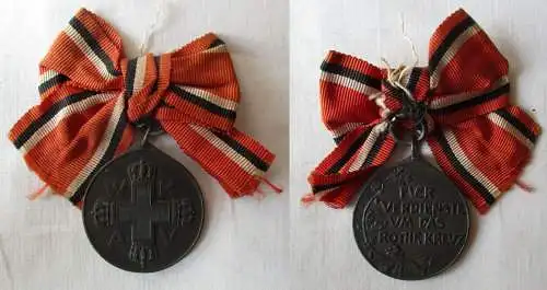 Preussen Medaille rotes Kreuz 3. Klasse Feinzink am Band (168305)