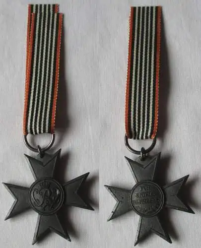 Orden Preussen Verdienstkreuz Kriegshilfsdienst 1916 am Band (102459)