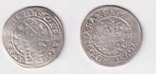 1 Groschen Silber Münze Sachsen August I.,1553-1586, 1558 f.ss (151348)