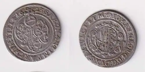 1 Groschen Silber Münze Sachsen Johann Georg I 1623 Schwan ss+ (155539)