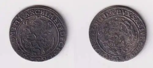 1 Groschen Silber Münze Sachsen Johann Georg I 1636 SD ss (157516)