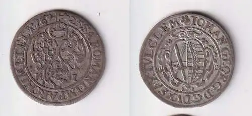 1 Groschen Silber Münze Sachsen Johann Georg I 1625 HI ss (151086)