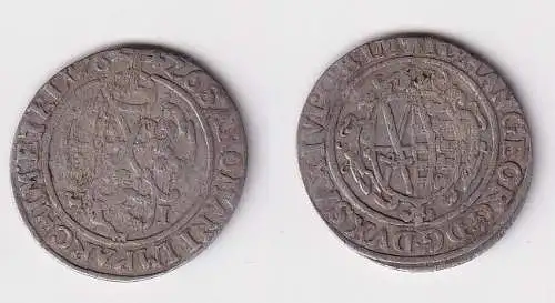 1 Groschen Silber Münze Sachsen Johann Georg I 1626 HI ss (151649)