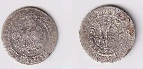 1 Groschen Silber Münze Sachsen Johann Georg I 1624 Schwan f.ss (151106)