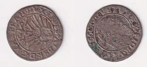 3 Groschen Silber Münze Brandenburg Preussen 1550 ss+ (151402)