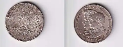 2 Mark Silbermünze Sachsen Universität Leipzig 1909 Jäger 138 vz+ (129604)