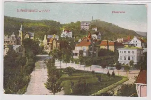 95072 Ak Blankenburg am Harz Villenviertel 1911