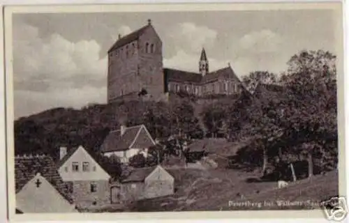 09756 Ak Gruß aus Wallwitz am Petersberg um 1930