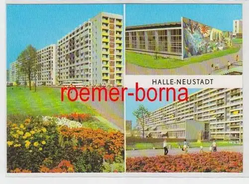 72892 Mehrbild Ak Halle-Neustadt um 1970