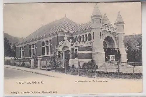 68028 Ak Freyburg an der Unstrut Ruhmeshalle für Fr. Ludwig Jahn um 1900