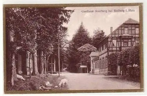 57338 Ak Gasthaus Auerberg bei Stolberg im Harz 1926